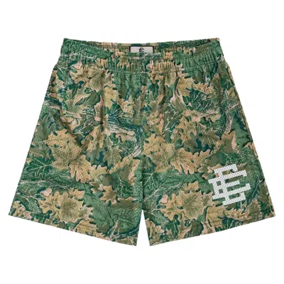 Pre-owned Eric Emanuel Ee Basic Short 'green/leaf Camo' | Men's Size M