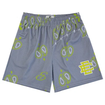 Pre-owned Eric Emanuel Ee Basic Short 'grey Paisley' | Men's Size Xxl In Gray