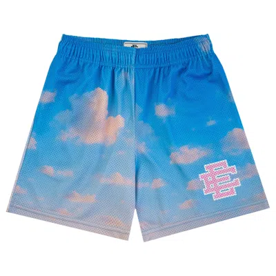 Pre-owned Eric Emanuel Ee Basic Short 'morning Clouds' | Blue | Men's Size M