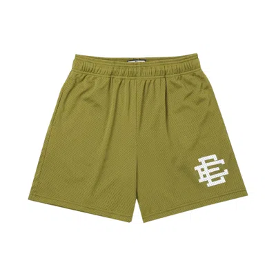 Pre-owned Eric Emanuel Ee Basic Short 'moss/white' | Green | Men's Size Xl