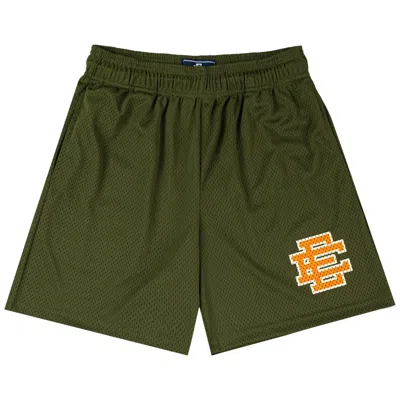 Pre-owned Eric Emanuel Ee Basic Short 'orange' | Green | Men's Size Xl