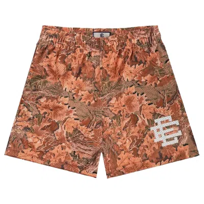 Pre-owned Eric Emanuel Ee Basic Short 'orange Leaf Camo' | Men's Size Xl