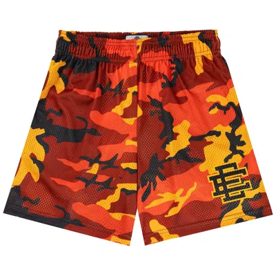 Pre-owned Eric Emanuel Ee Basic Short 'orange/black Ee Camo' | Multi-color | Men's Size M