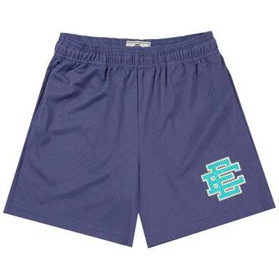 Pre-owned Eric Emanuel Ee Basic Short 'twilight Purple/baby Blue' | Men's Size L