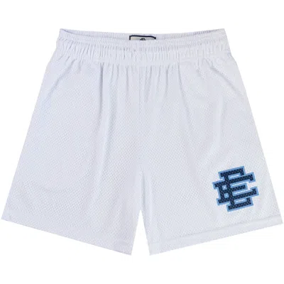 Pre-owned Eric Emanuel Ee Basic Short 'white/navy Blue' | Men's Size L