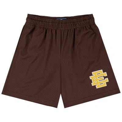 Pre-owned Eric Emanuel Ee Basic Short 'yellow' | Brown | Men's Size L