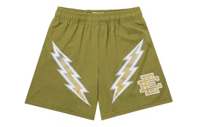 Pre-owned Eric Emanuel Ee Basic Shorts Moss Bolt In Green