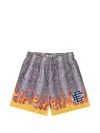 Eric Emanuel Ee Basic Snake-print Shorts In Multi