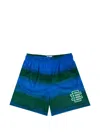 Eric Emanuel Ee Basic Striped Shorts In Multi