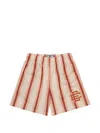 Eric Emanuel Ee Basic Striped Shorts In Multi