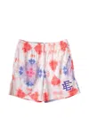 Eric Emanuel Ee Basic Tie-dye Track Shorts In Multi