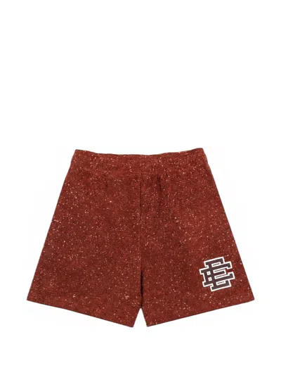 Eric Emanuel Ee® Boucle Logo-print Shorts In Red