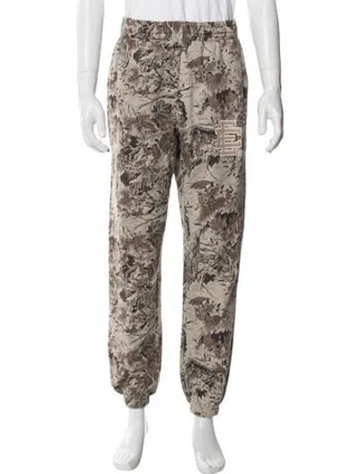 Pre-owned Eric Emanuel Ee Camouflage Print Lounge Bottoms In Multi