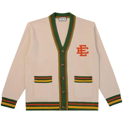 Pre-owned Eric Emanuel Ee Cardigan 'beige' | Tan | Men's Size M In Brown