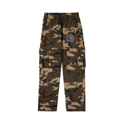 Pre-owned Eric Emanuel Ee Cargo Sweatpant 'woodland Camo' | Brown | Men's Size Xxl