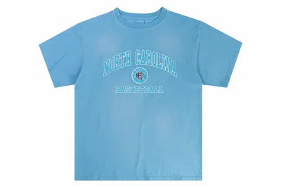 Pre-owned Eric Emanuel Ee College North Carolina Tee Washed Blue