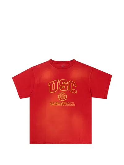 Eric Emanuel Ee College T-shirt In Red