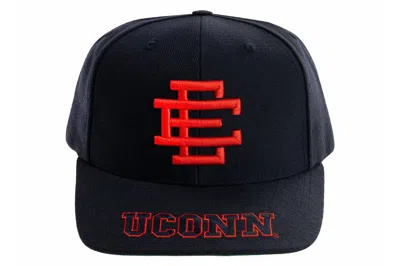 Pre-owned Eric Emanuel Ee College Uconn Cap Navy/red