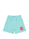 Eric Emanuel Ee Core Mesh-shorts In Green