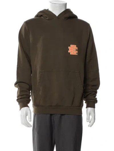 Pre-owned Eric Emanuel Ee Crew Neck Long Sleeve Hoodie In Green