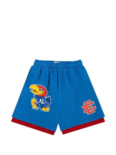 Eric Emanuel Ee Double-layer Shorts In Blue