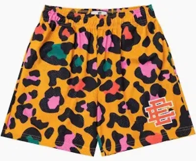 Pre-owned Eric Emanuel Ee  Shorts Cheetah - Authentic - With Tags In Multicolor