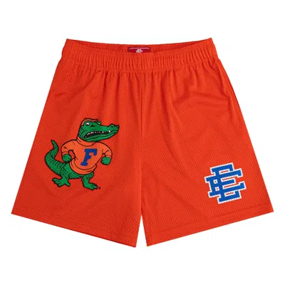Pre-owned Eric Emanuel Ee Florida Basic Short 'orange/blue' | Men's Size Xxl