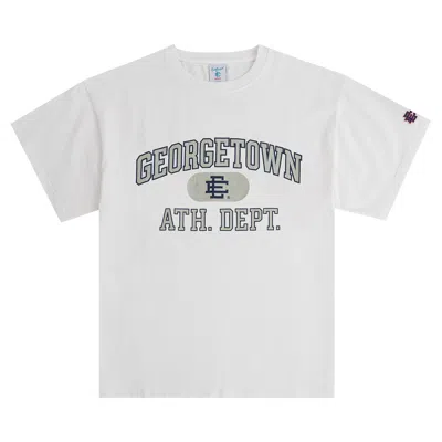 Pre-owned Eric Emanuel Ee Georgetown T-shirt 'white' | Men's Size Xxl