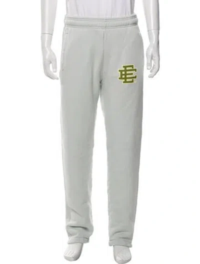 Pre-owned Eric Emanuel Ee Graphic Print Lounge Bottoms In Gray