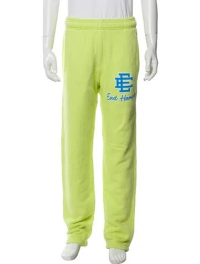 Pre-owned Eric Emanuel Ee Graphic Print Lounge Bottoms In Green