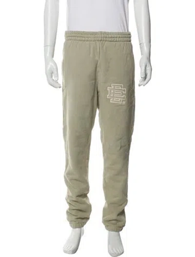 Pre-owned Eric Emanuel Ee Graphic Print Lounge Bottoms In Green