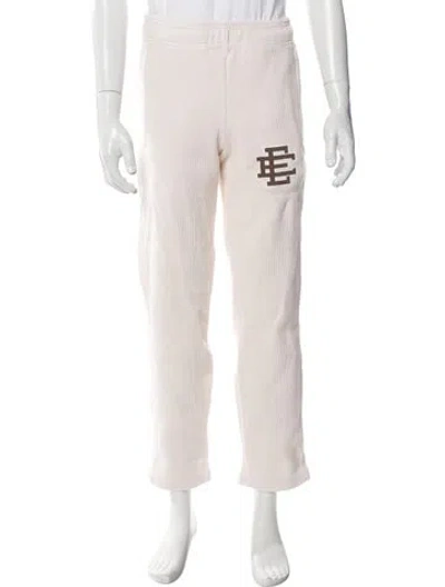 Pre-owned Eric Emanuel Ee Graphic Print Lounge Bottoms In Pink