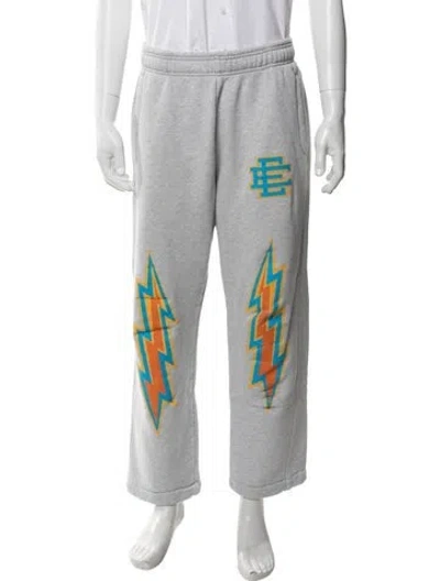 Pre-owned Eric Emanuel Ee Graphic Print Sweatpants In Multi
