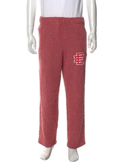 Pre-owned Eric Emanuel Ee Graphic Print Sweatpants In Pink