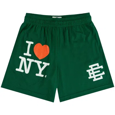 Pre-owned Eric Emanuel Ee I Love New York Short 'green/white' | Men's Size M