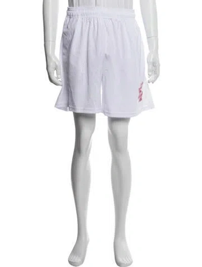 Pre-owned Eric Emanuel Ee Jogger Shorts In White