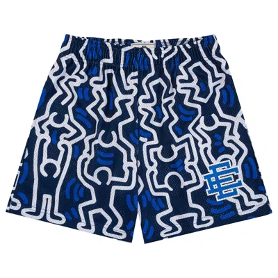 Pre-owned Eric Emanuel Ee Keith Haring Short 'blue' | Men's Size L