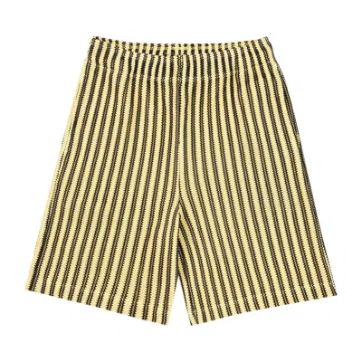 Pre-owned Eric Emanuel Ee Knit Short 'yellow' | Men's Size L