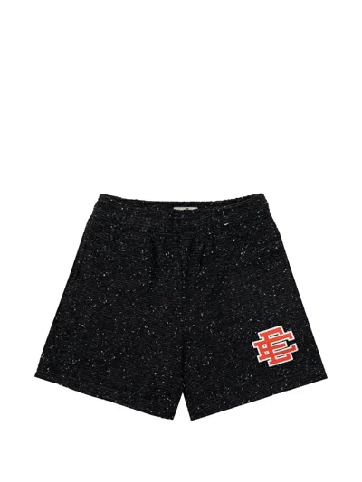 Eric Emanuel Ee Logo-print Bouclé Fleece Shorts In Multi