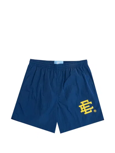 Eric Emanuel Ee Logo-print Drawstring Swim Shorts In Blue