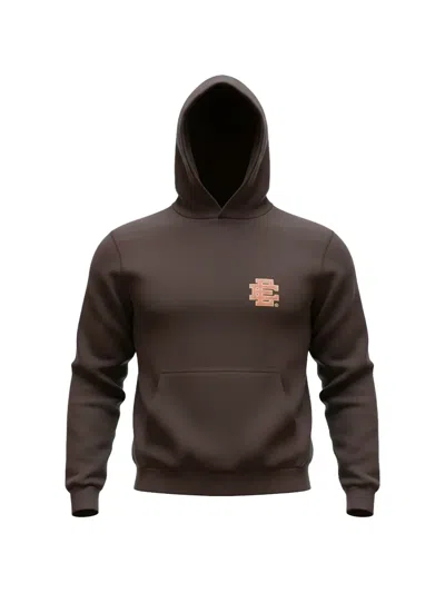 Eric Emanuel Ee Logo-print Hoodie In Brown