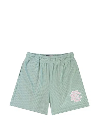 Eric Emanuel Ee Logo-print Mesh Shorts In Green