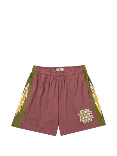 Eric Emanuel Ee Logo-print Mesh Shorts In Multi