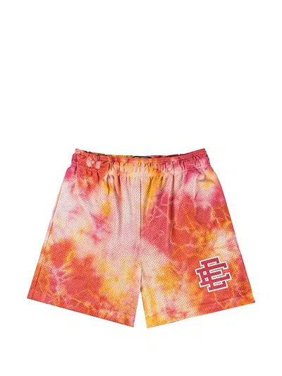 Eric Emanuel Tie-dye Mesh Shorts In Multi