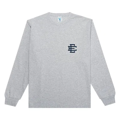 Pre-owned Eric Emanuel Ee Long Sleeve Tee 'heather Grey' | Men's Size Xxl In Gray