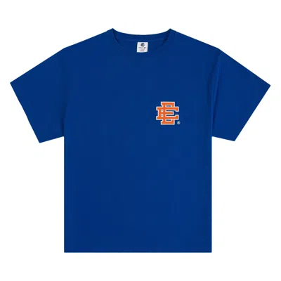 Pre-owned Eric Emanuel Ee Mets T-shirt 'blue/orange' | Men's Size Xl