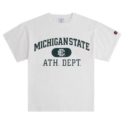Pre-owned Eric Emanuel Ee Michigan St. T-shirt 'white' | Men's Size Xxl