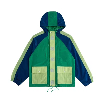 Pre-owned Eric Emanuel Ee Nylon Windbreaker 'green' | Men's Size L