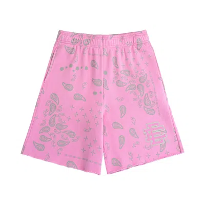 Pre-owned Eric Emanuel Ee Paisley Sweatshort 'pink' | Men's Size Xxl