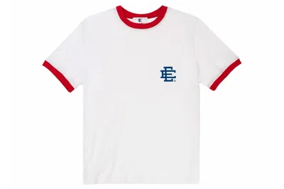 Pre-owned Eric Emanuel Ee Ringer T-shirt Los Angeles Dodgers